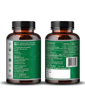 Just Jaivik Organic Cissus Quadrangularis (Hadjod) Caplets for Bone Health & Joint Support - Health N Wellness Shop