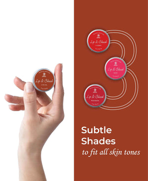 Korus Essential Cocoa Lip & Cheek Tint Balm 8gm - Natural 2 - in - 1 Makeup - Health N Wellness Shop