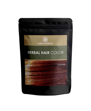 Korus Essential Herbal Hair Color Copper 100g - Natural Grey Coverage - Health N Wellness Shop