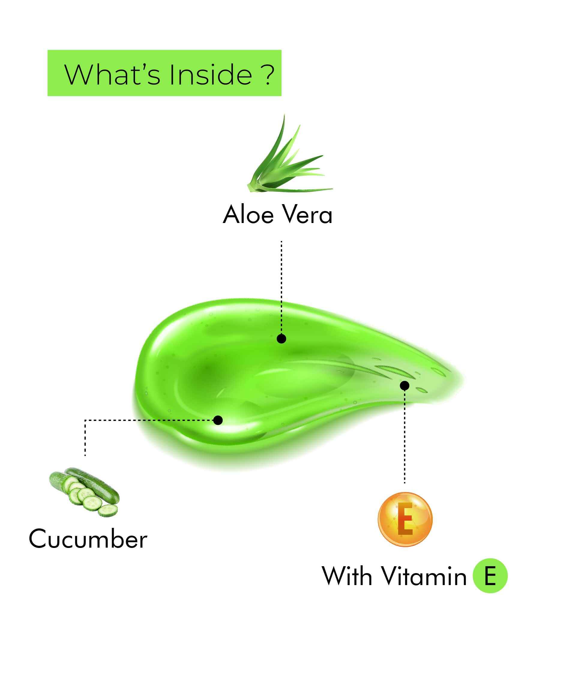Korus Essential Aloe Vera Gel 200gm - Cucumber & Vitamin E - Health N Wellness Shop