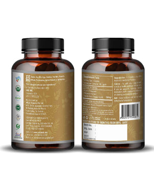 Just Jaivik Organic Fenugreek Caplets – Natural Organic Supplement for Digestion, Blood Sugar, Hormone Balance & Antioxidant Support - Health N Wellness Shop