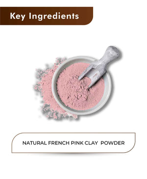 H&C Natural French Pink Clay Powder 100gm - Gentle Glow & Balance - Health N Wellness Shop