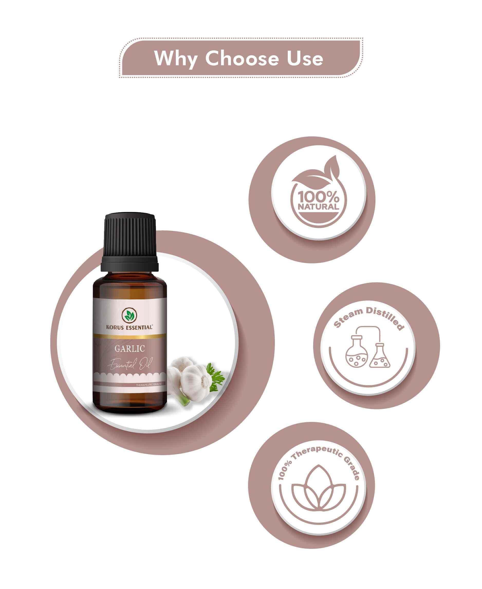 Korus Essential Garlic Oil - 15ml - Health N Wellness Shop