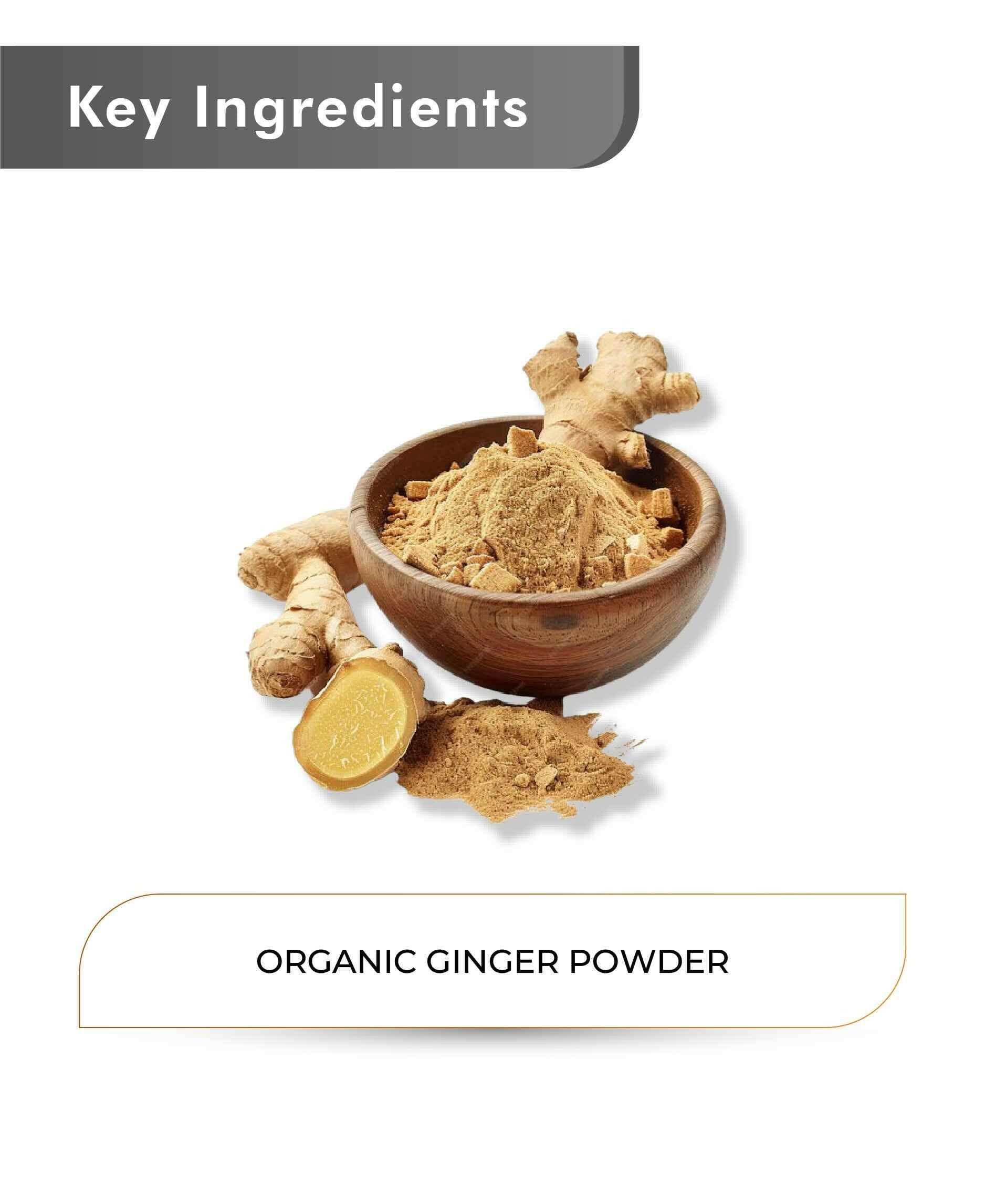Just Jaivik Organic Ginger Powder 100g - Digestive & Immunity Support - Health N Wellness Shop