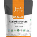 Just Jaivik Organic Gokharu Powder 100gm - Energy & Vitality - Health N Wellness Shop