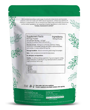 H&C Natural Moringa Leaves Powder 100gm - Complete Nutrition & Vitality - Health N Wellness Shop