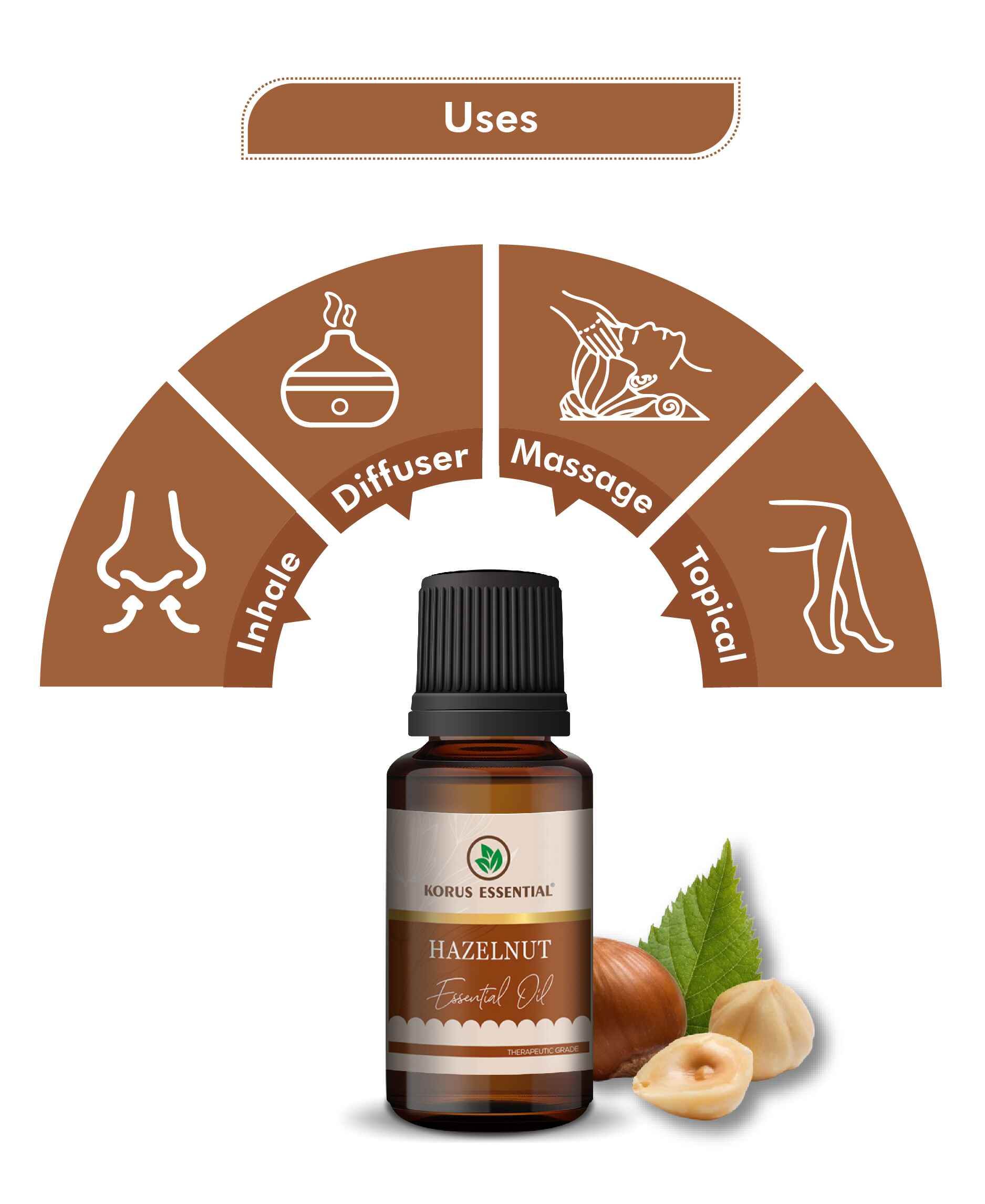 Korus Essential Hazelnut Oil - 15ml - Health N Wellness Shop