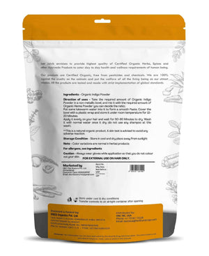 Just Jaivik Organic Indigo Powder 100gm - Natural Hair Dye - Health N Wellness Shop