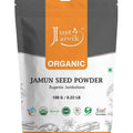 Just Jaivik Organic Jambul Seed Powder 100gm - Blood Sugar Support - Health N Wellness Shop
