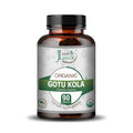 Just Jaivik Organic Gotu Kola Caplets – Natural Brain & Memory Booster Supplement for Cognitive Health - Health N Wellness Shop