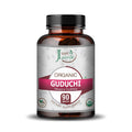 Just Jaivik Organic Guduchi (Giloy) Caplets - Premium Ayurvedic Immunity Booster and Detox Supplement - Health N Wellness Shop