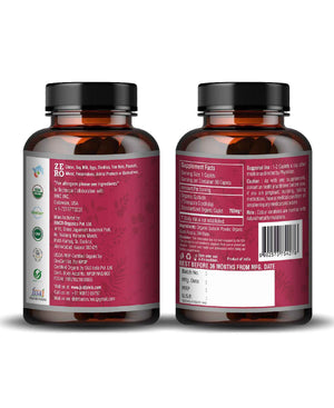 Just Jaivik Organic Guduchi (Giloy) Caplets - Premium Ayurvedic Immunity Booster and Detox Supplement - Health N Wellness Shop