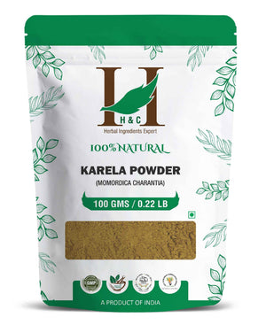 H&C Natural Karela Powder 100gm - Blood Sugar Balance & Metabolic Support - Health N Wellness Shop