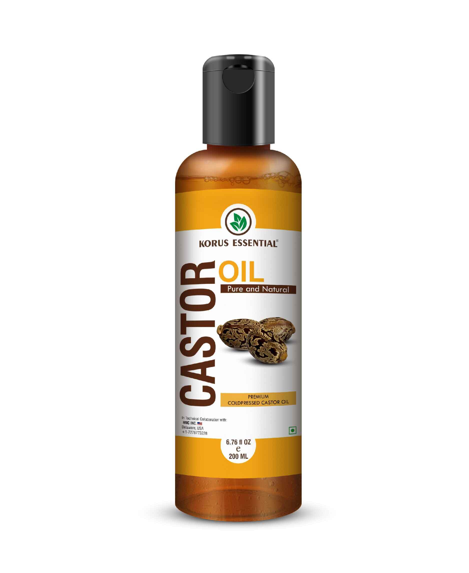 Korus Essential Cold Pressed Castor Oil 200ml - Health N Wellness Shop