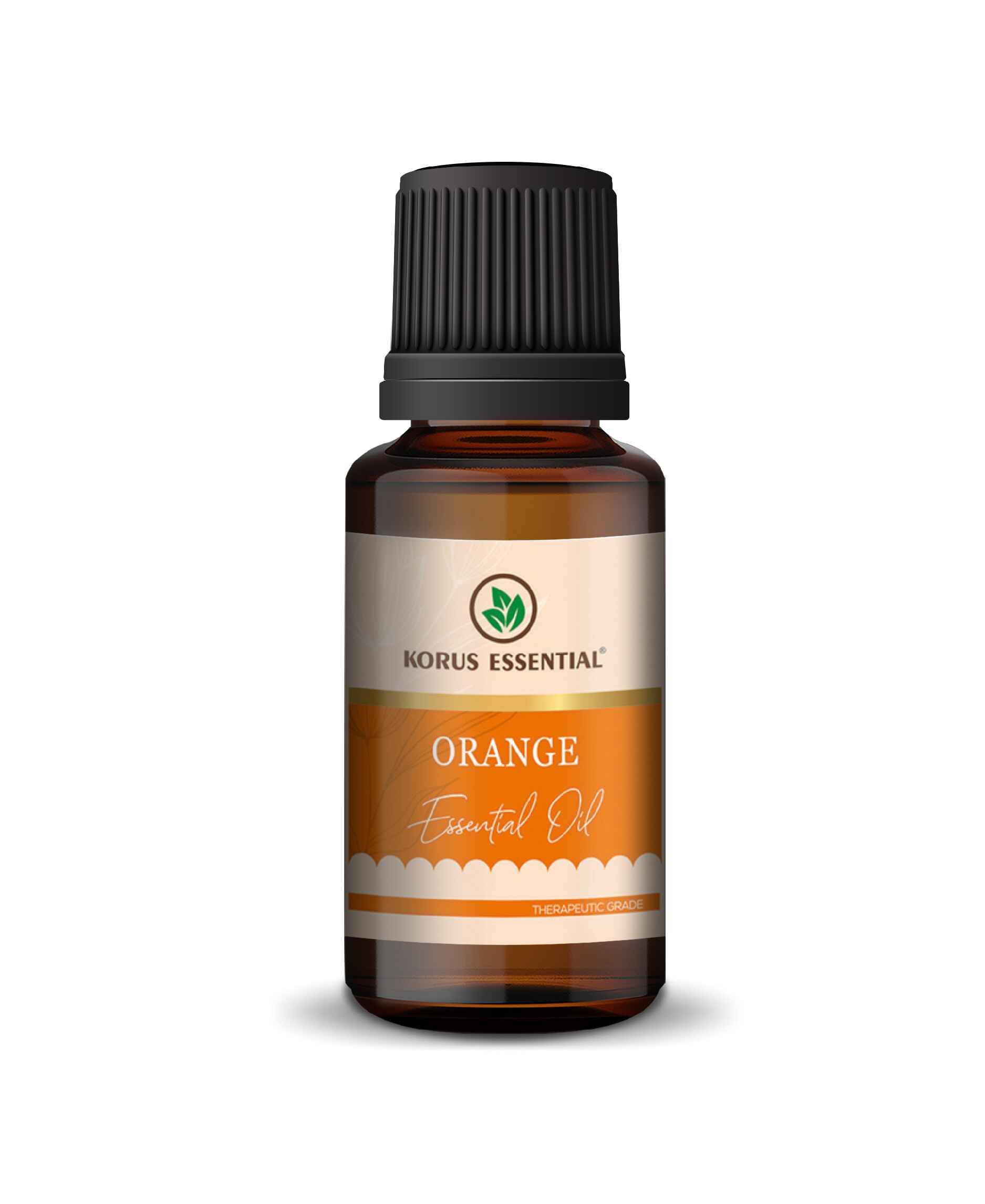 Korus Essential Orange Oil – Pure, Uplifting Citrus Aromatherapy - Health N Wellness Shop