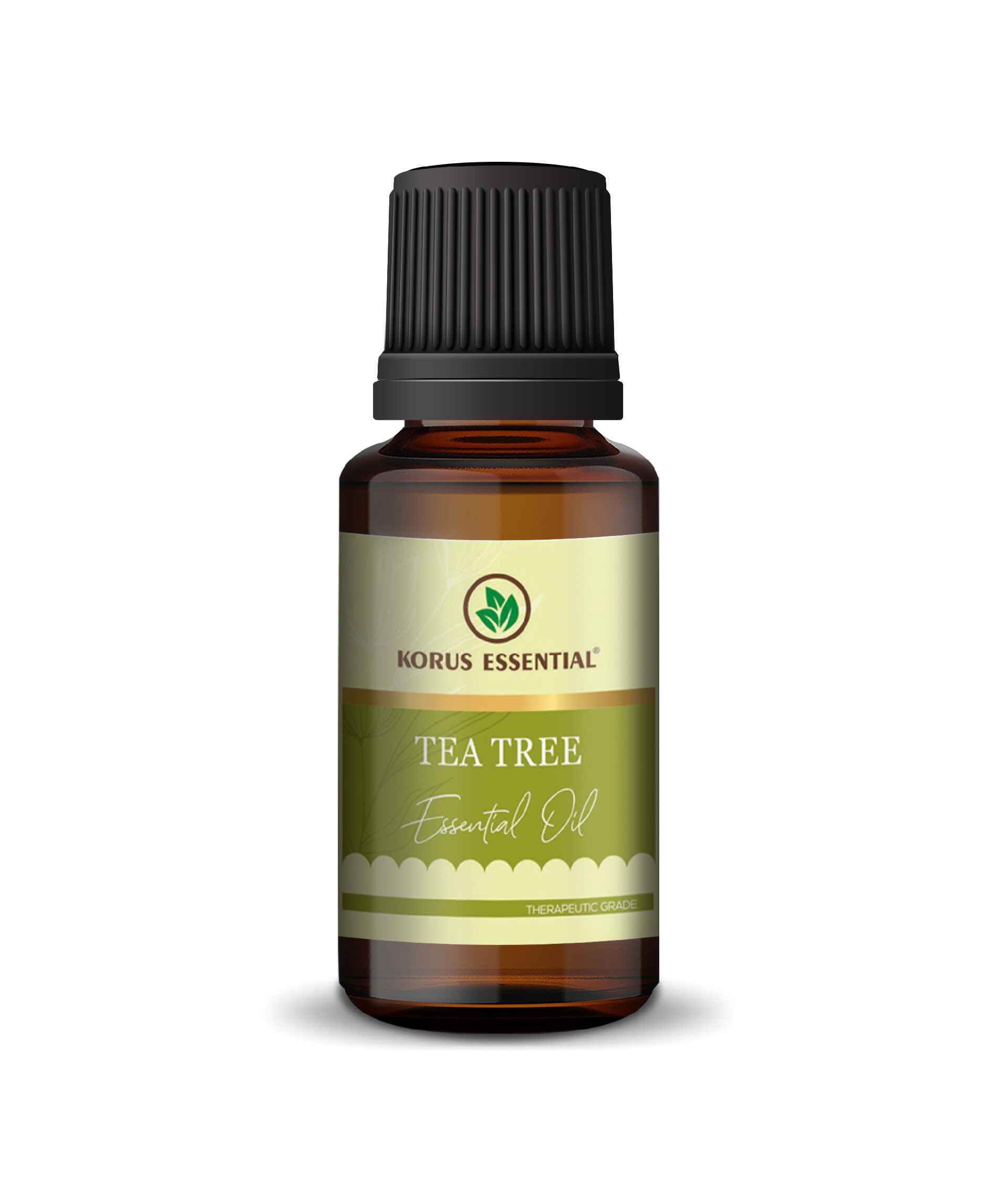 Korus Essential Tea Tree Essential Oil - Pure Therapeutic Grade for Skin, Hair & Aromatherapy Benefits - Health N Wellness Shop