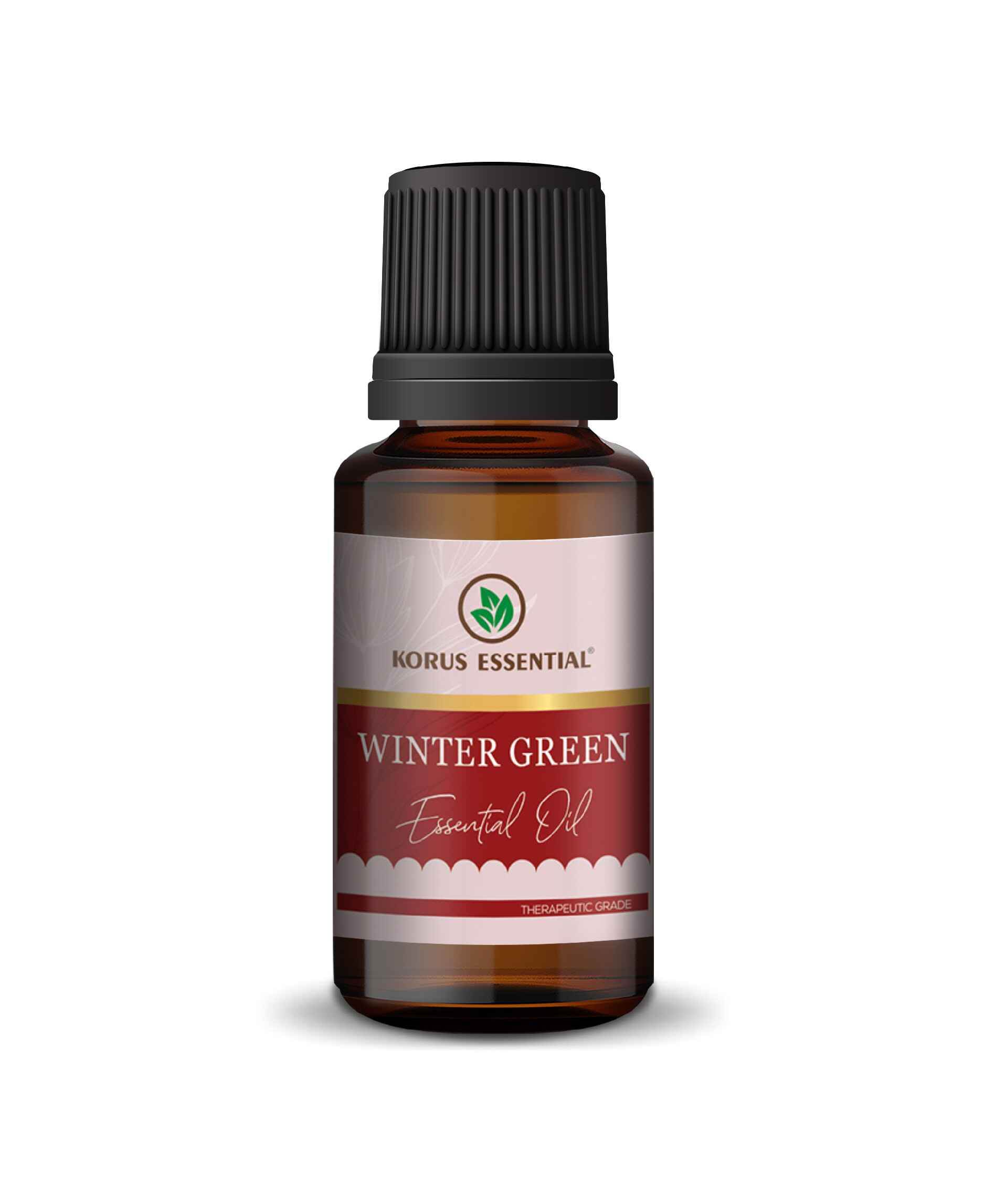 Korus Essential Winter Green Oil – Natural Pain Relief & Aromatherapy - Health N Wellness Shop