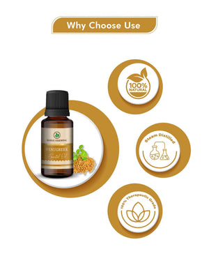 Korus Essential Fenugreek Oil – 100% Pure & Natural Cold - Pressed Methi Seed Oil - Health N Wellness Shop