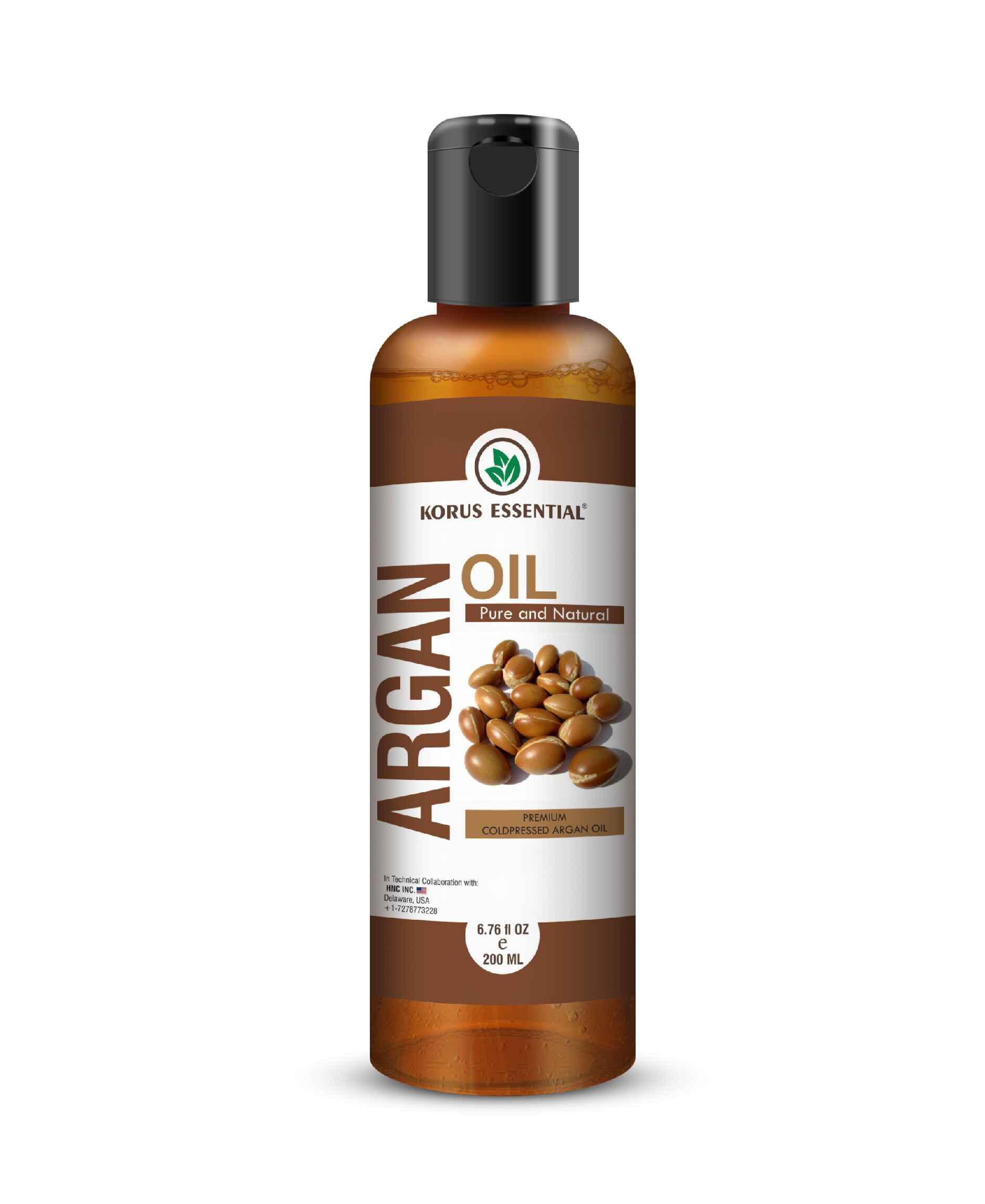 Korus Essential Cold - Pressed Argan Oil 200ml - Health N Wellness Shop
