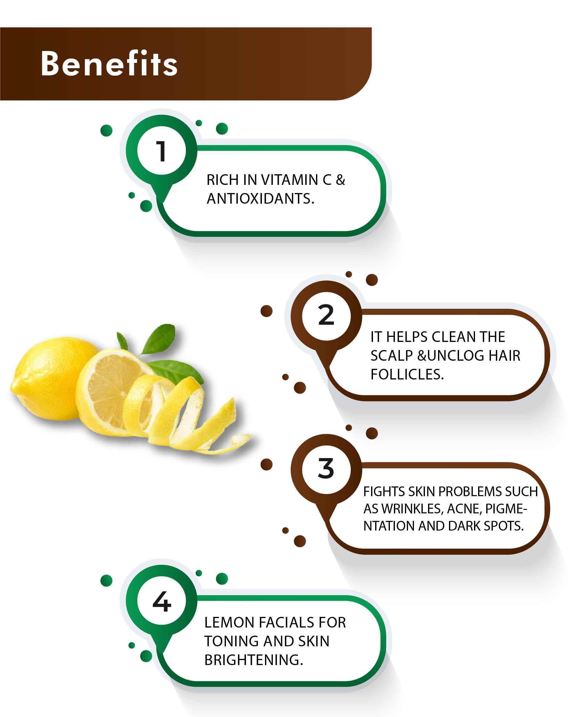 H&C Natural Lemon Peel Powder 100gm - Skin & Hair - Health N Wellness Shop