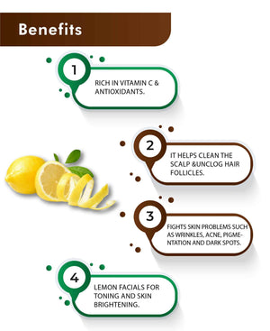 H&C Natural Lemon Peel Powder 100gm - Skin & Hair - Health N Wellness Shop