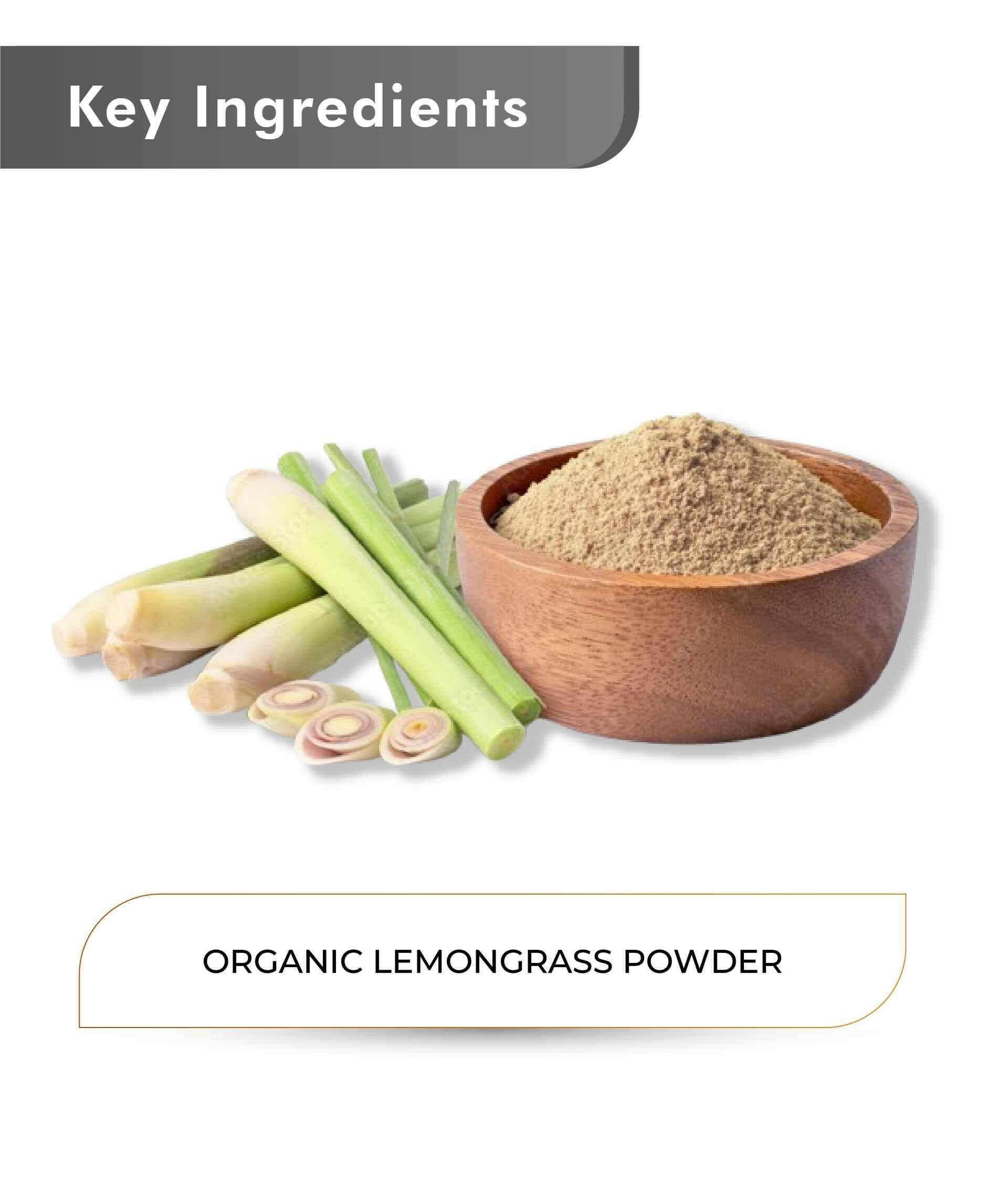 Just Jaivik Organic Lemongrass Powder 100gm - Detox & Immunity - Health N Wellness Shop