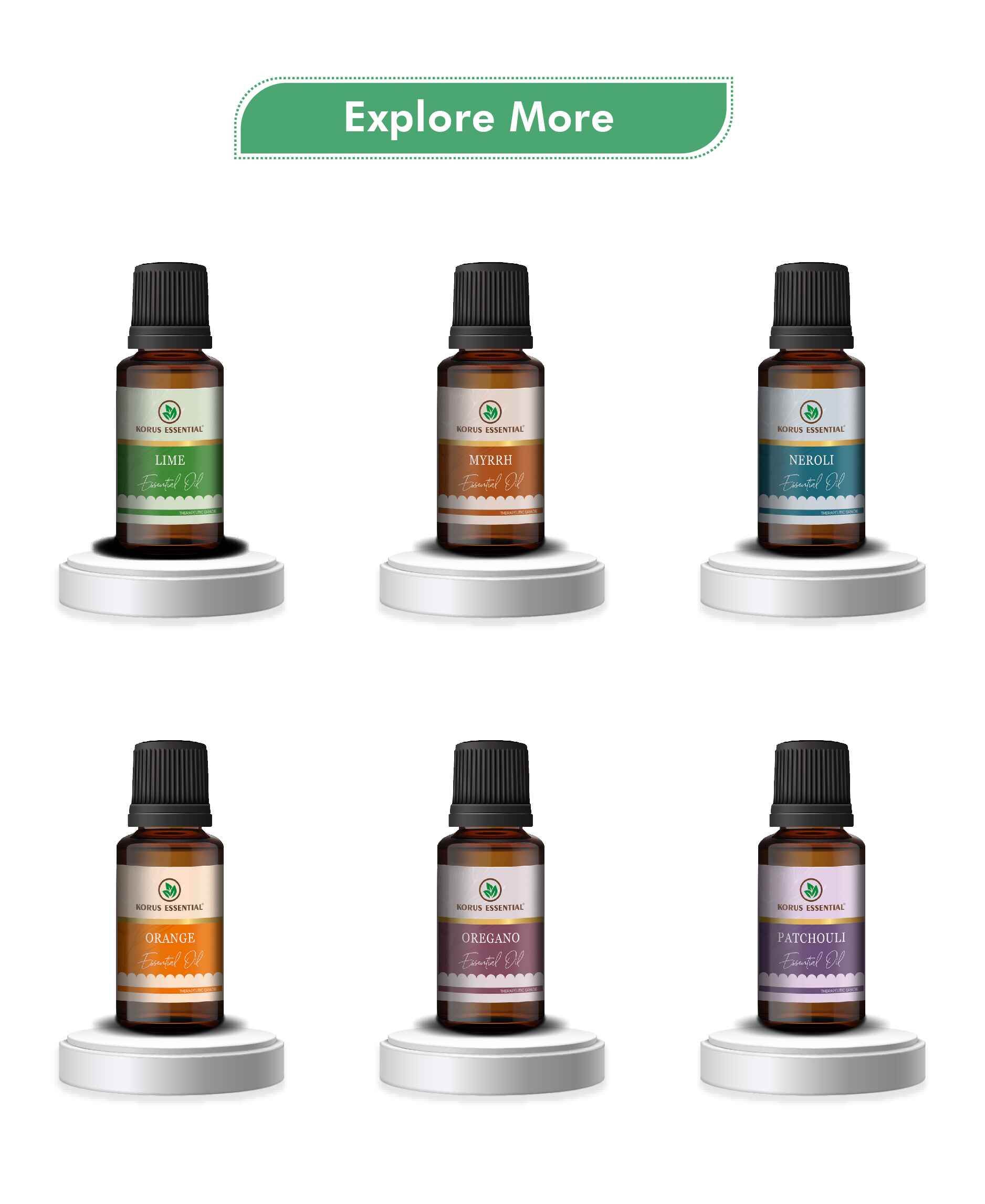 Korus Pure Lemongrass Essential Oil – Natural Aromatherapy & Skincare Freshness - Health N Wellness Shop