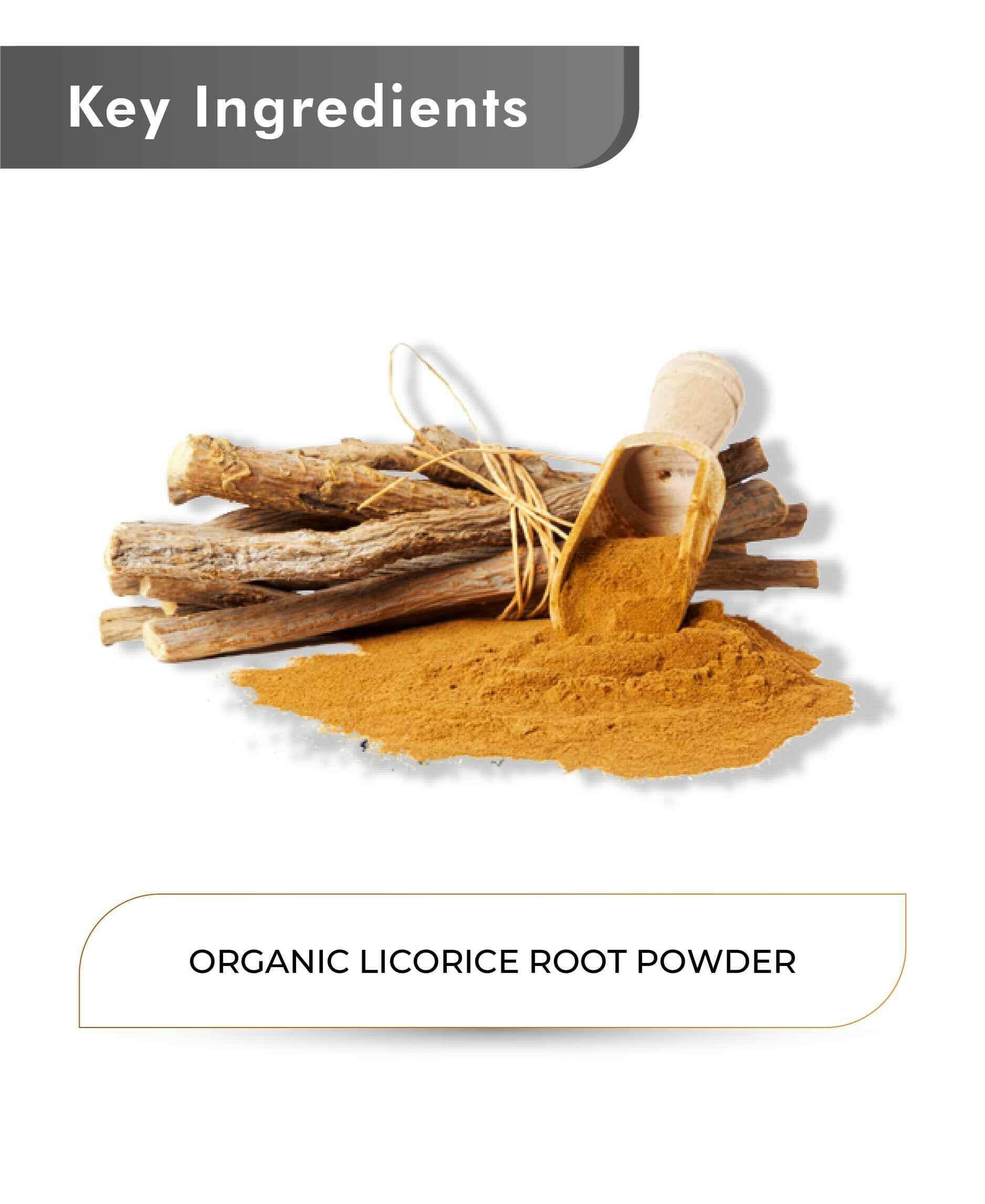 Just Jaivik Organic Licorice Root Powder 100gm - Mulethi for Skin & Digestion - Health N Wellness Shop