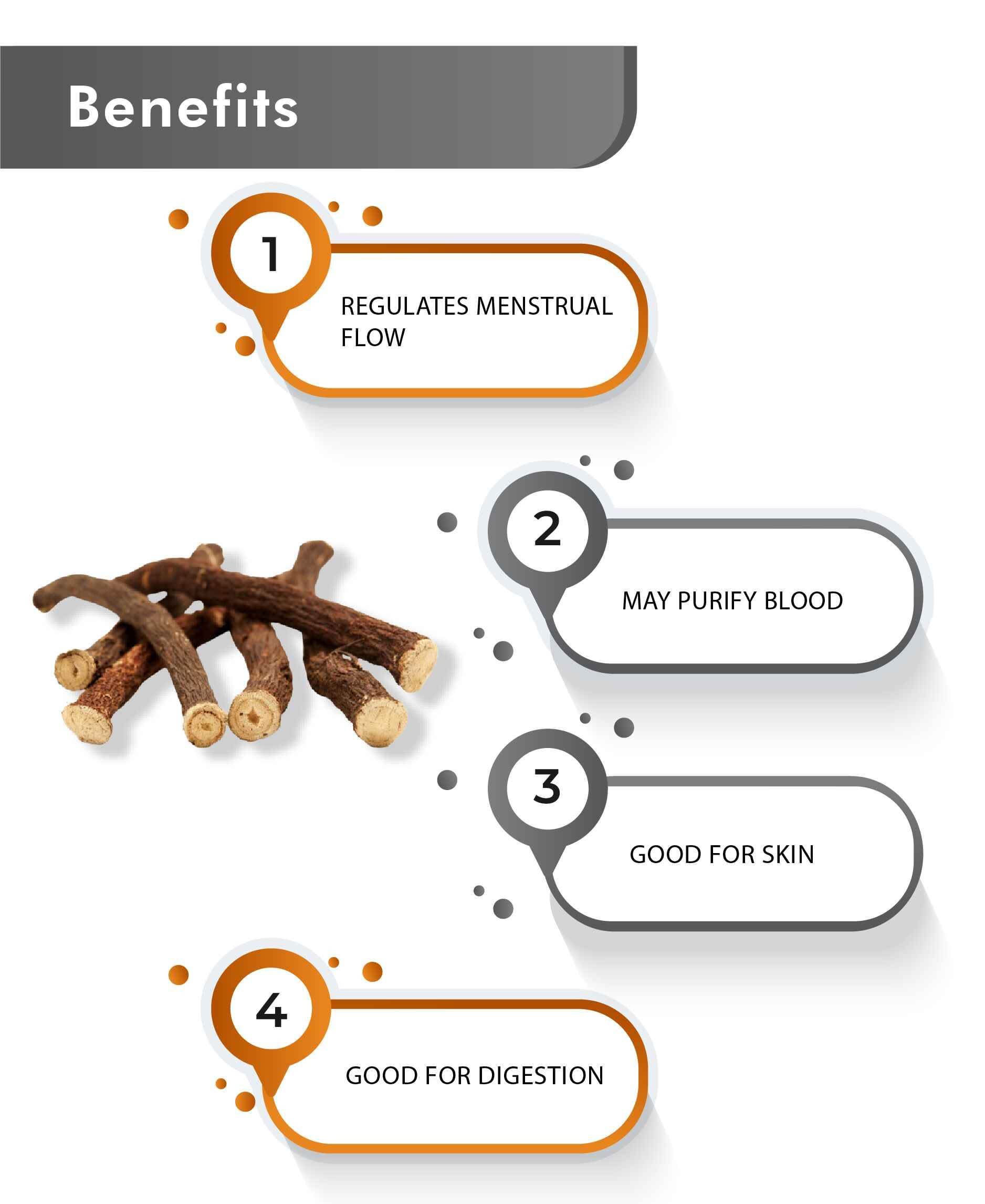Just Jaivik Organic Manjistha Tablets - Natural Blood Purifier for Clear Skin and Detoxification - Health N Wellness Shop