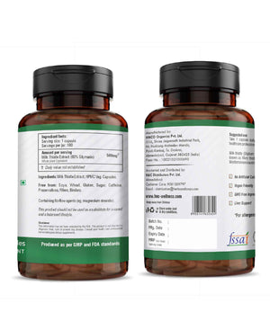 Milk Thistle Capsules 500mg - 80% Silymarin Extract for Liver Support & Detox | 180 Veg Capsules - Health N Wellness Shop
