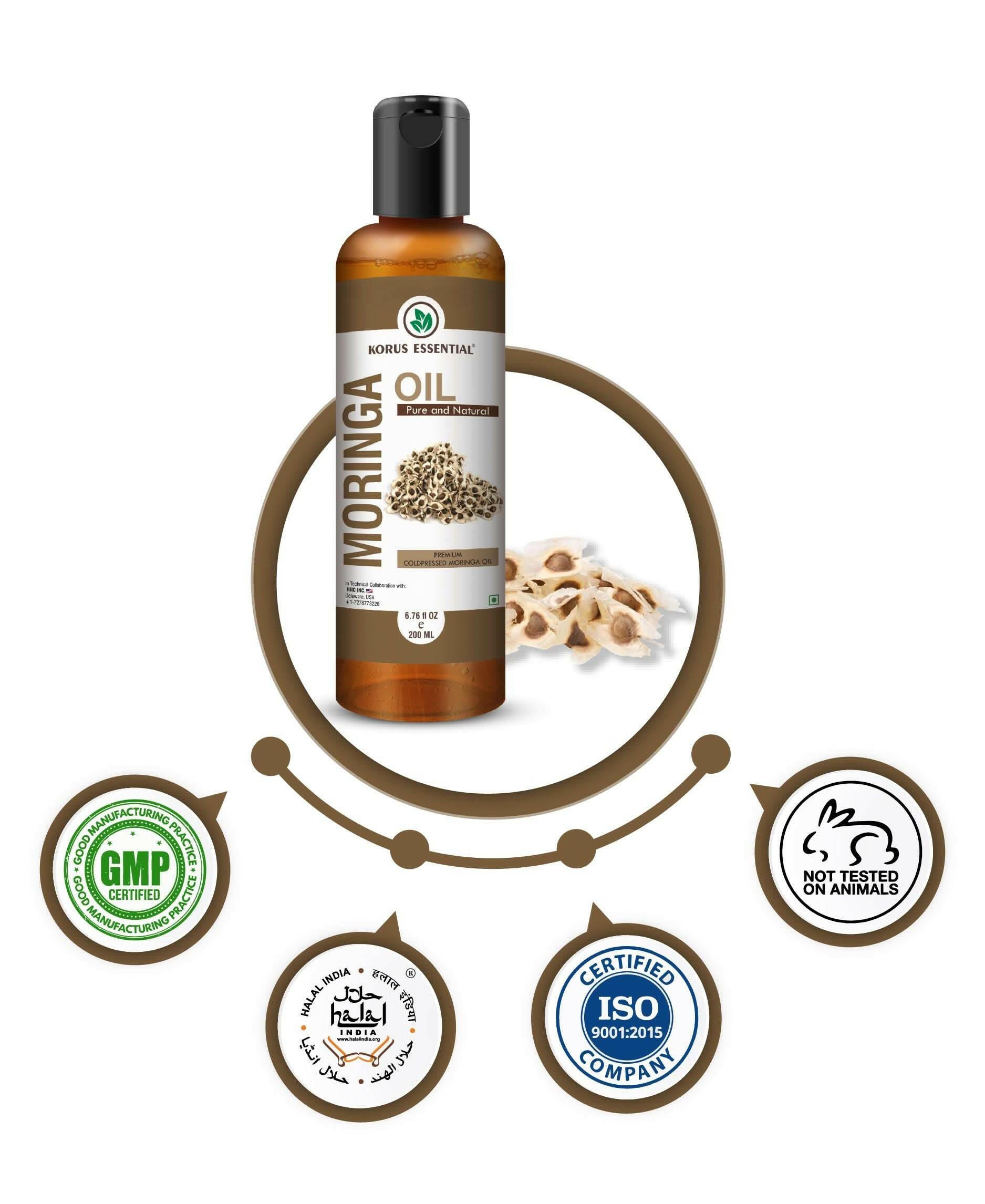 Korus Essential Moringa Oil - 200ml - Health N Wellness Shop