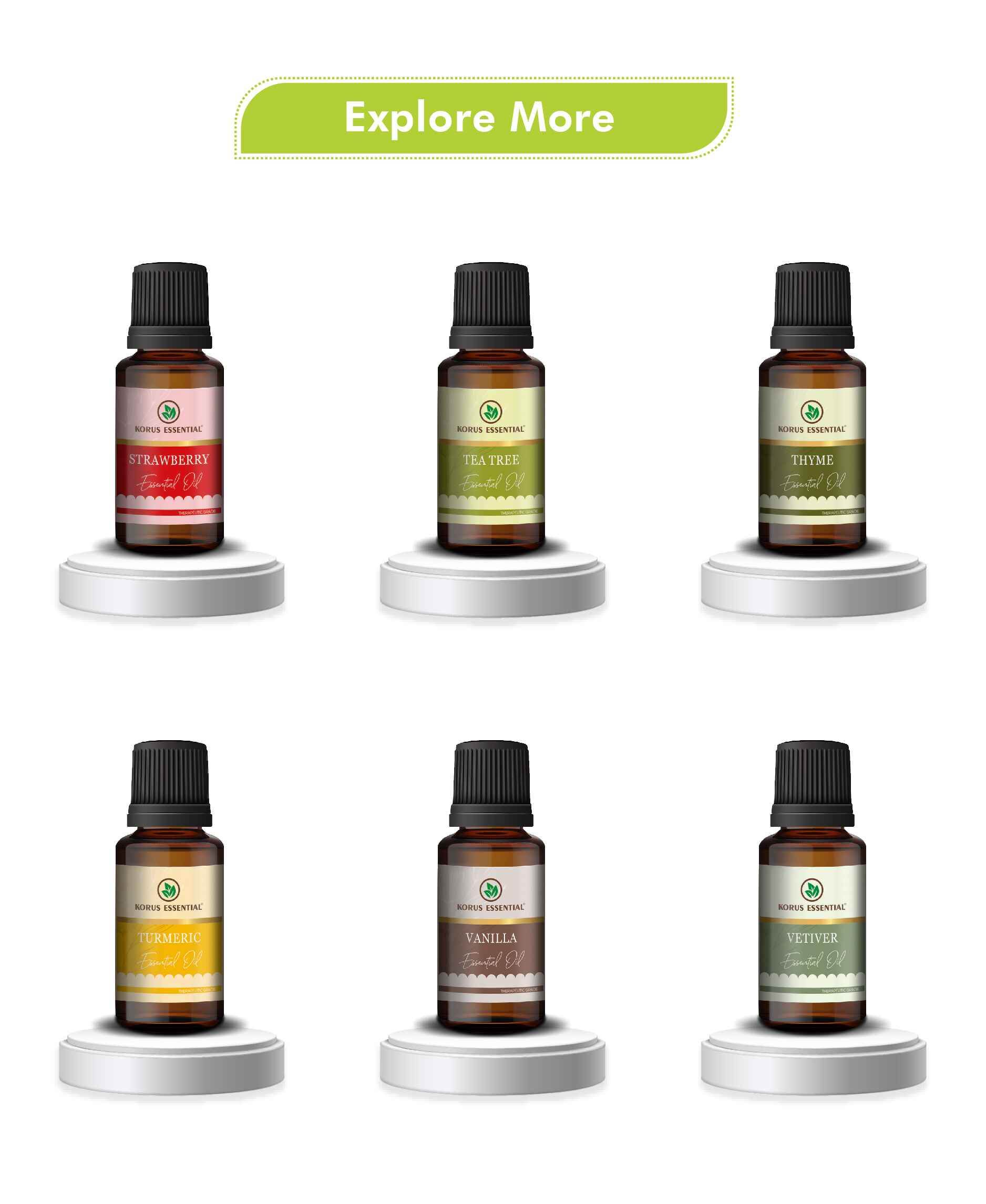 Korus Essential Spearmint Oil – 100% Pure Therapeutic Grade Natural Mint Oil for Aromatherapy, Skin, and Digestive Wellness - Health N Wellness Shop