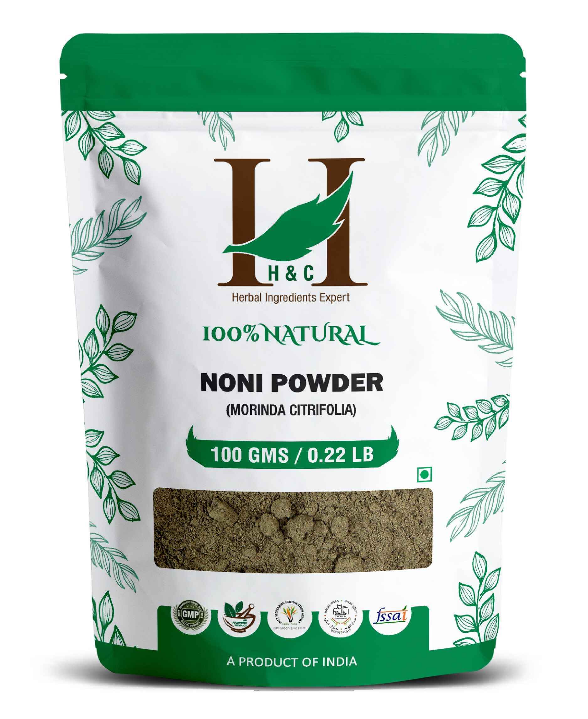 H&C Natural Noni Powder 100gm - Immunity & Energy Booster - Health N Wellness Shop