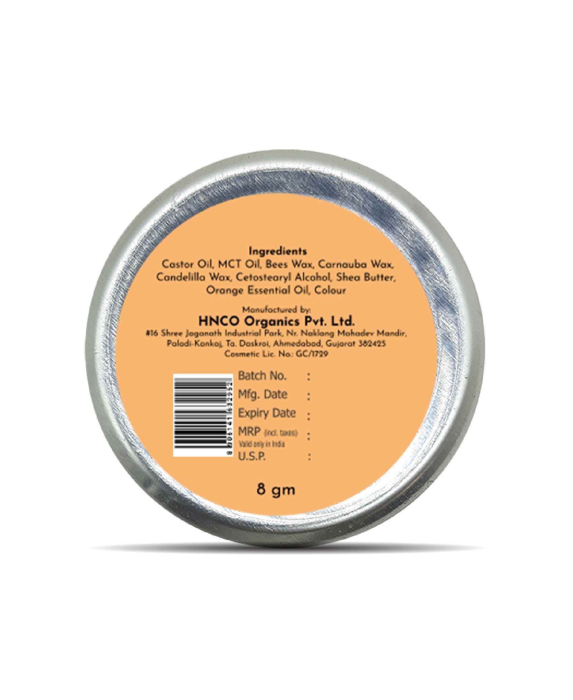 Korus Orange Lip Balm with Shea Butter 8g - Natural Lip Care - Health N Wellness Shop