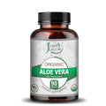 Just Jaivik Organic Aloe Vera Caplets - Natural Supplement for Skin, Digestion & Immunity - Health N Wellness Shop