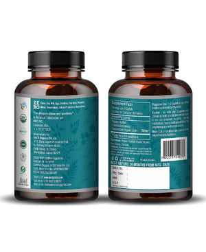 Just Jaivik Organic Haritaki Caplets – Natural Ayurvedic Detox & Digestive Health Supplement - Health N Wellness Shop