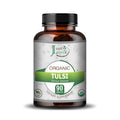 Just Jaivik Organic Tulsi Leaves Caplets - Natural Immunity & Stress Relief Supplement - Health N Wellness Shop