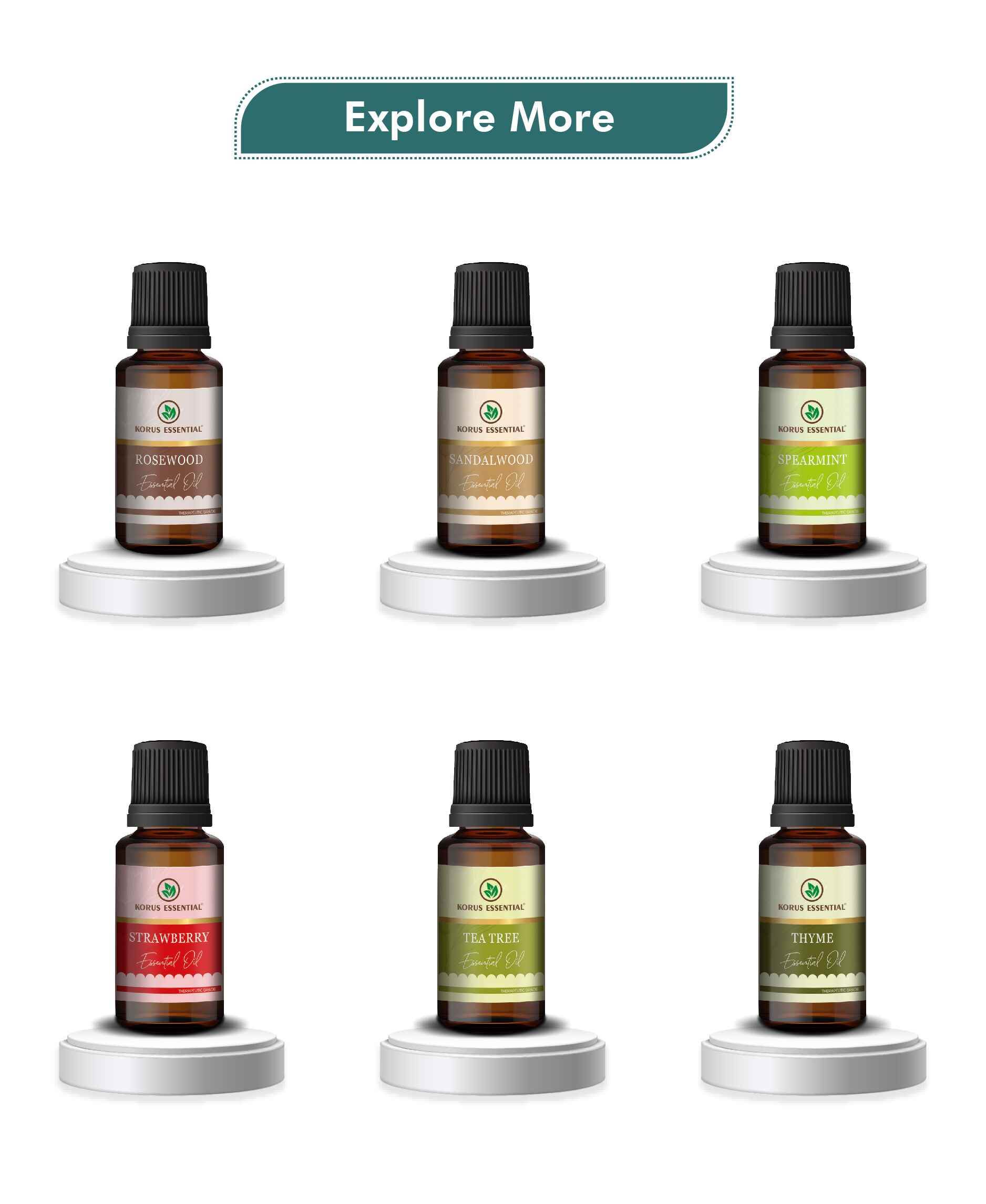 Korus Essential Rosemary Oil — Pure Therapeutic Grade for Hair, Skin & Aromatherapy - Health N Wellness Shop