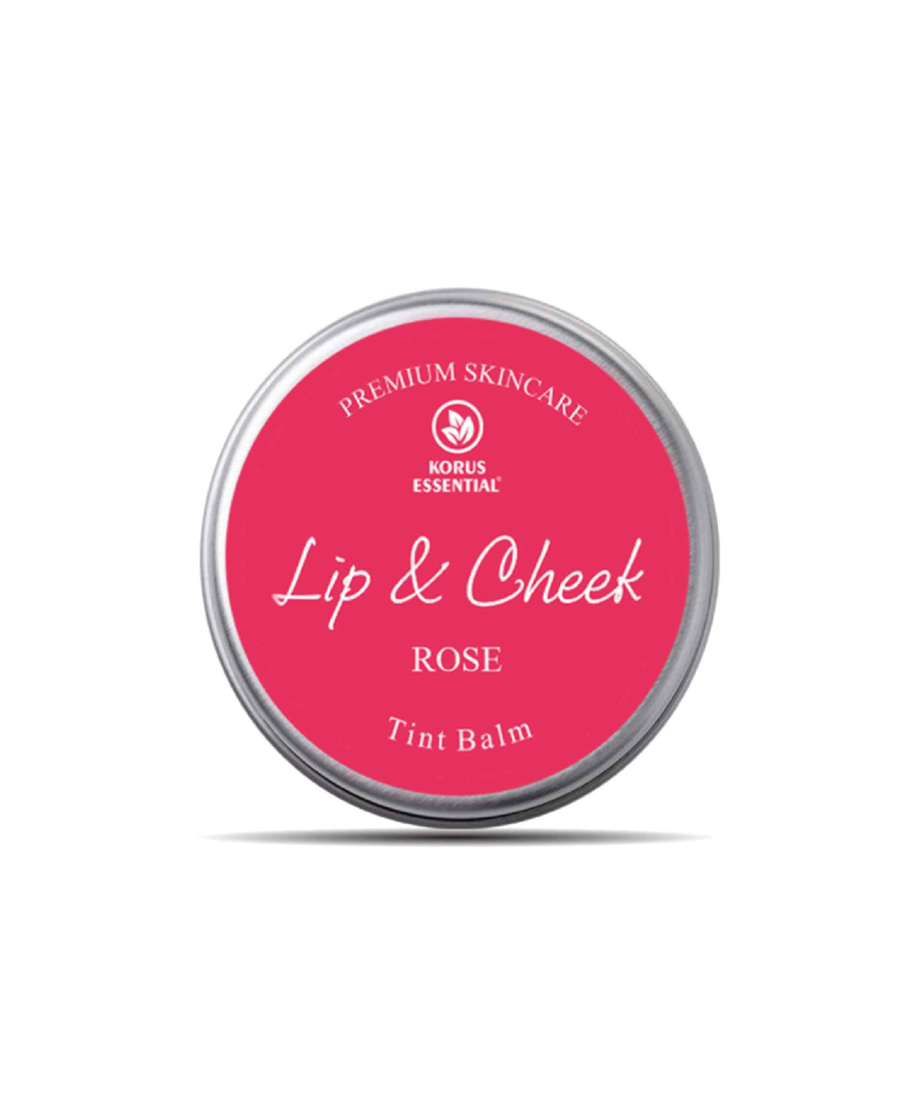 Korus Rose Lip & Cheek Tint Balm 8gm - Natural Rosy Glow - Health N Wellness Shop