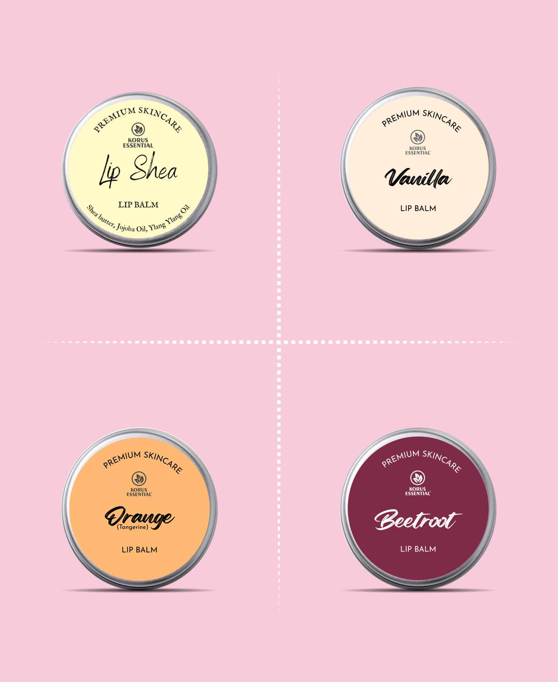 Korus Essential Rose Lip Balm with Shea Butter 8gm - Health N Wellness Shop