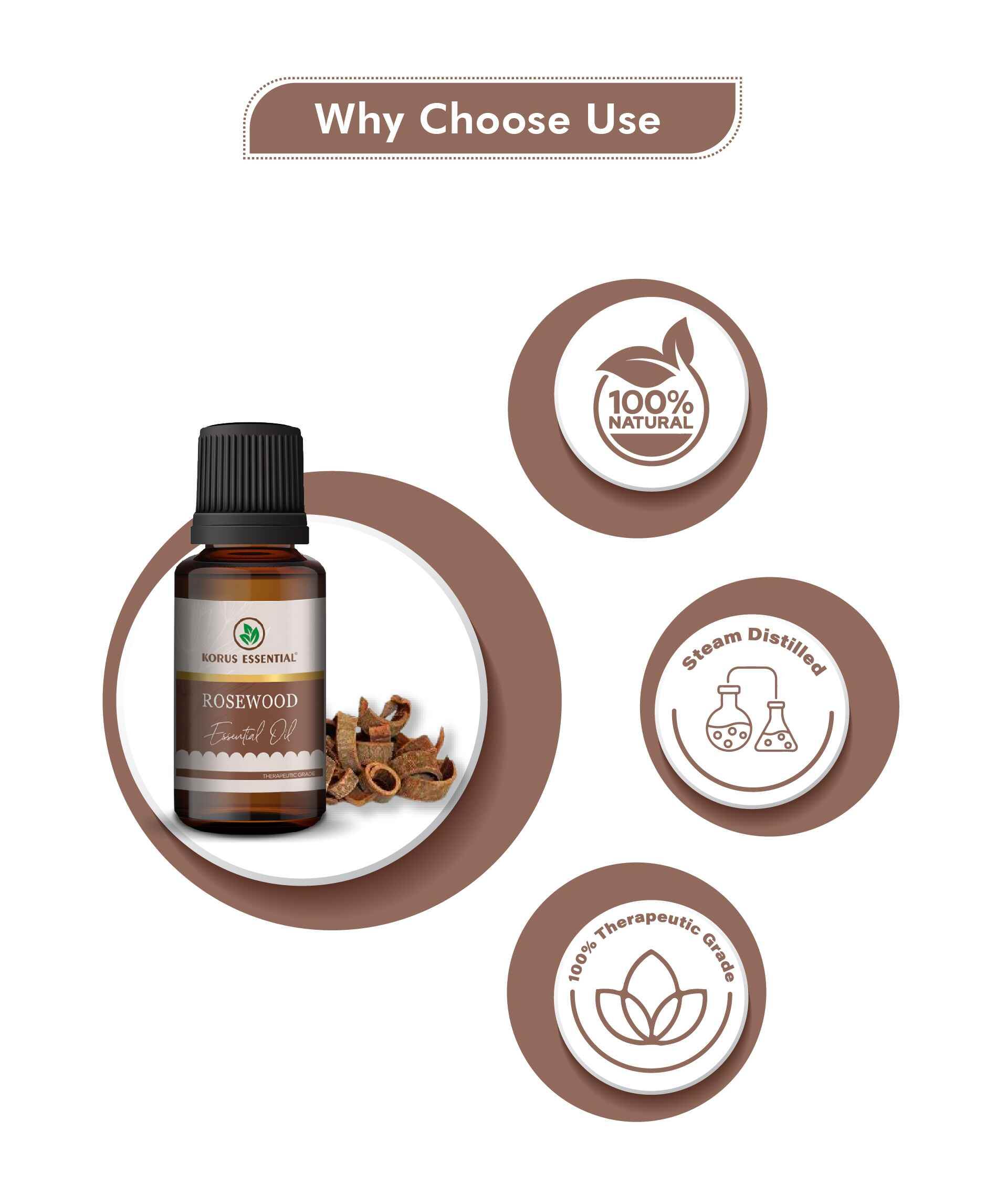 Korus Essential Rosewood Oil - 15ml - Health N Wellness Shop