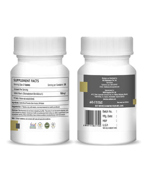 H&C Natural Safed Musli Tablet 60 Count - Boost Strength & Stamina - Health N Wellness Shop