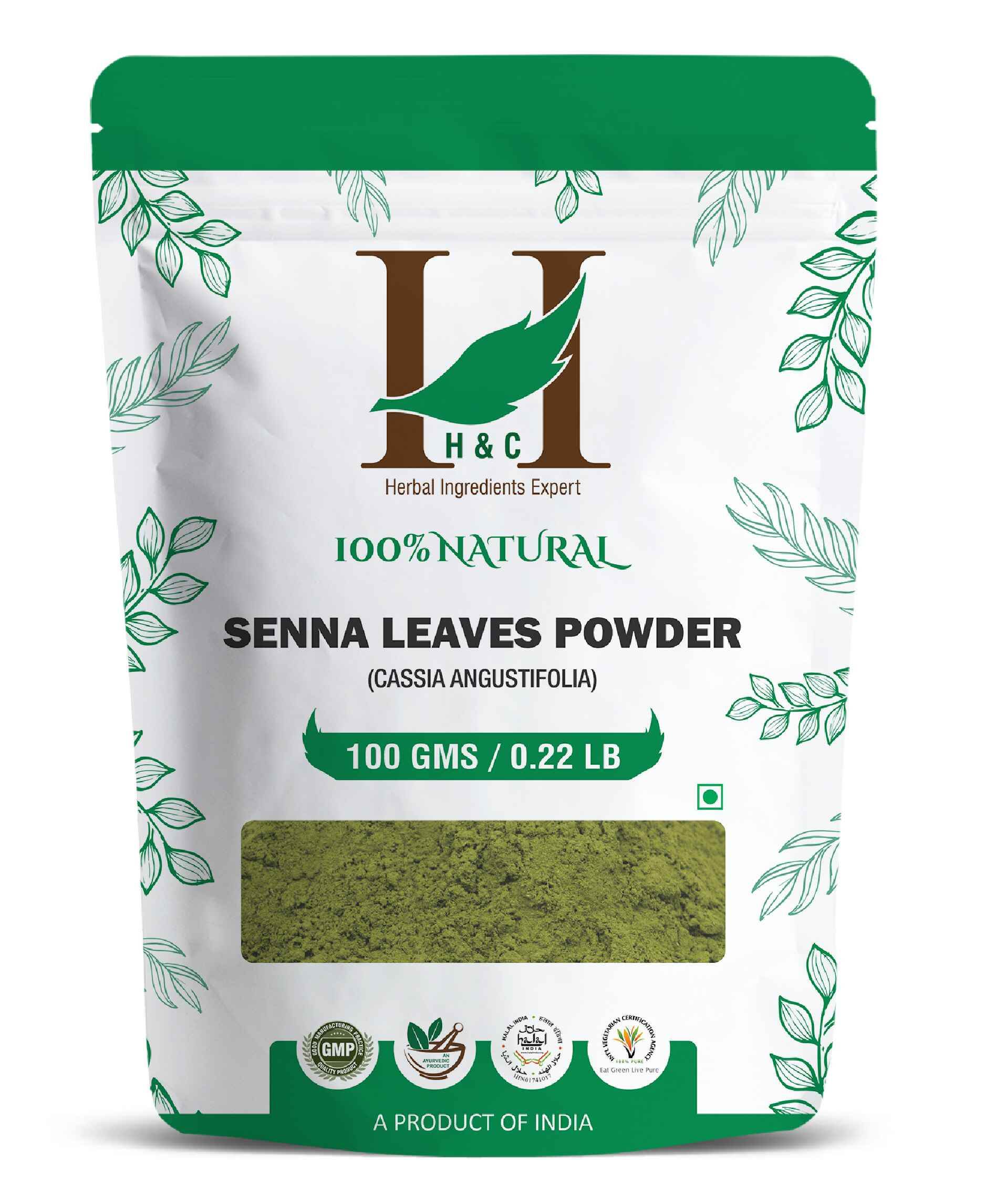 H&C Natural Senna Leaves Powder 100gm - Gentle Digestive Relief - Health N Wellness Shop