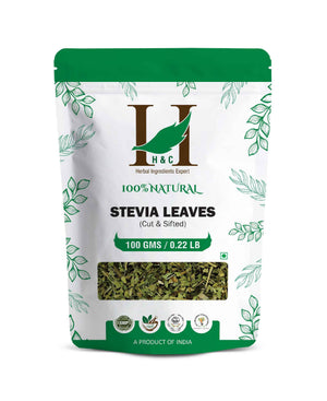 H&C Natural Stevia Cut & Sifted 100gm - Zero Calorie Natural Sweetener - Health N Wellness Shop