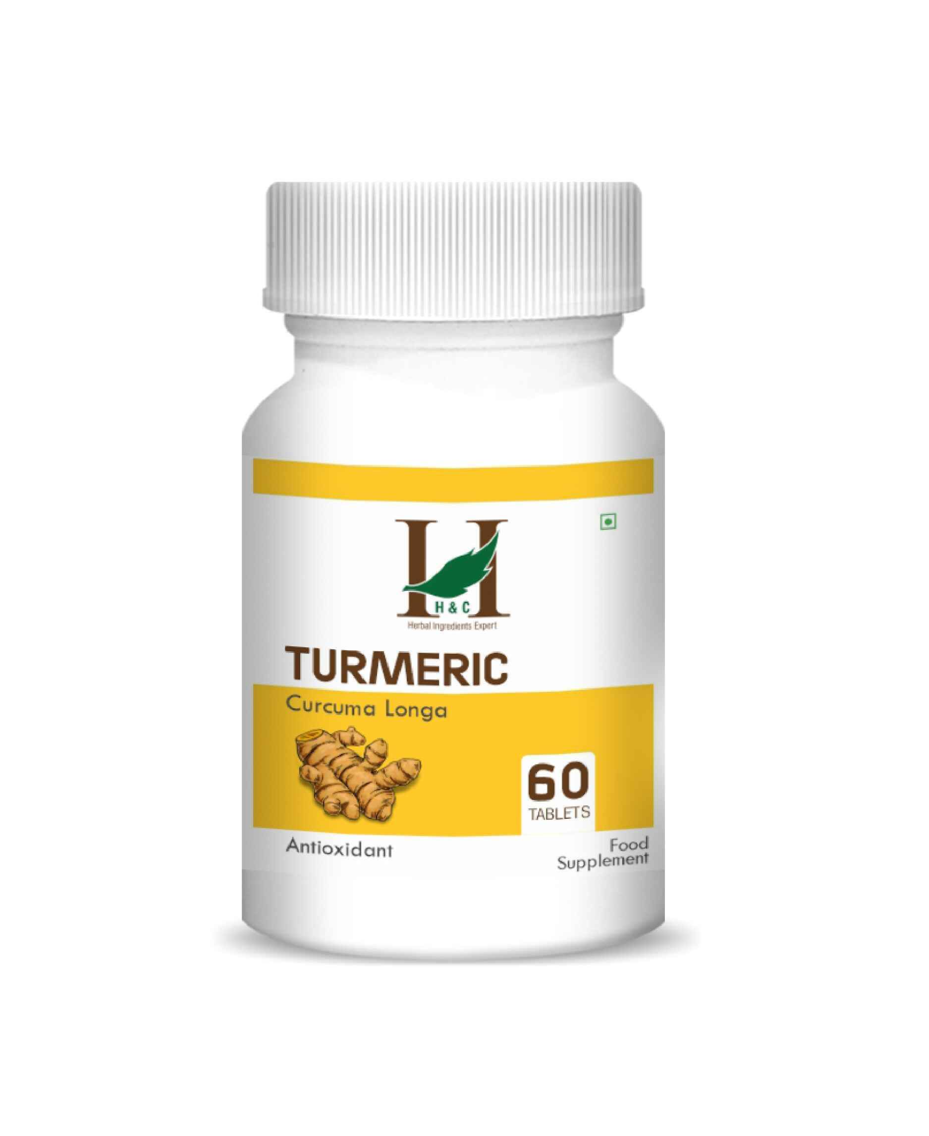 H&C Natural Turmeric Tablet 350mg - Joint Health & Immunity Support - Health N Wellness Shop