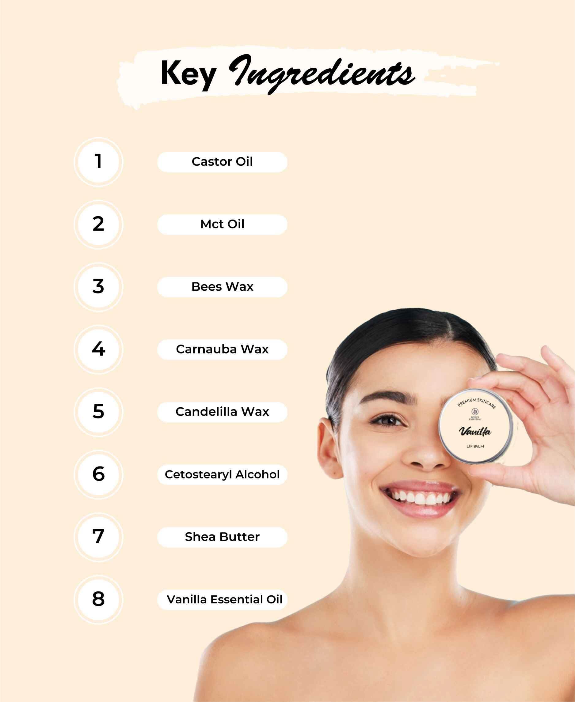 Korus Essential Vanilla Lip Balm 8gm - Shea Butter - Health N Wellness Shop