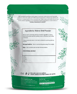 H&C Natural Walnut Shell Powder 100gm - Natural Exfoliant - Health N Wellness Shop