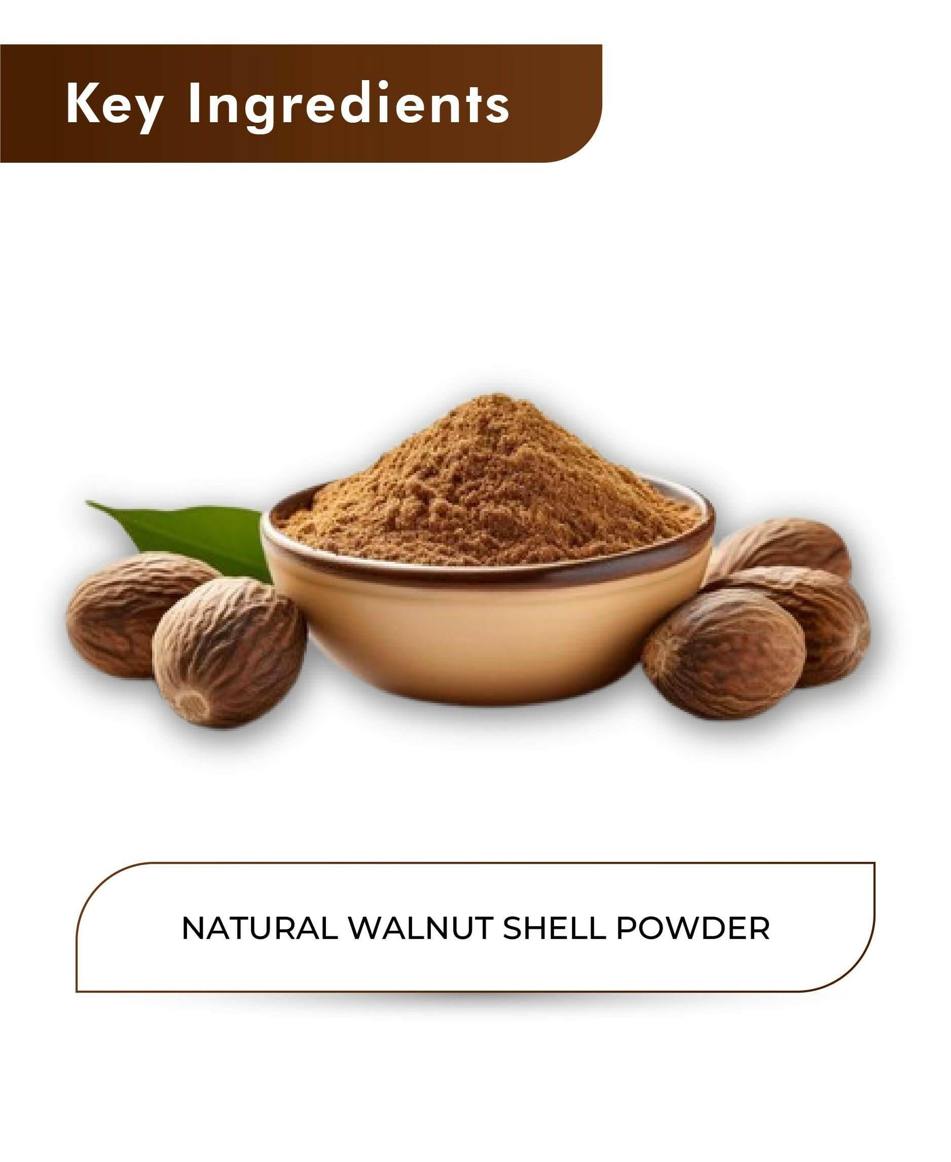H&C Natural Walnut Shell Powder 100gm - Natural Exfoliant - Health N Wellness Shop