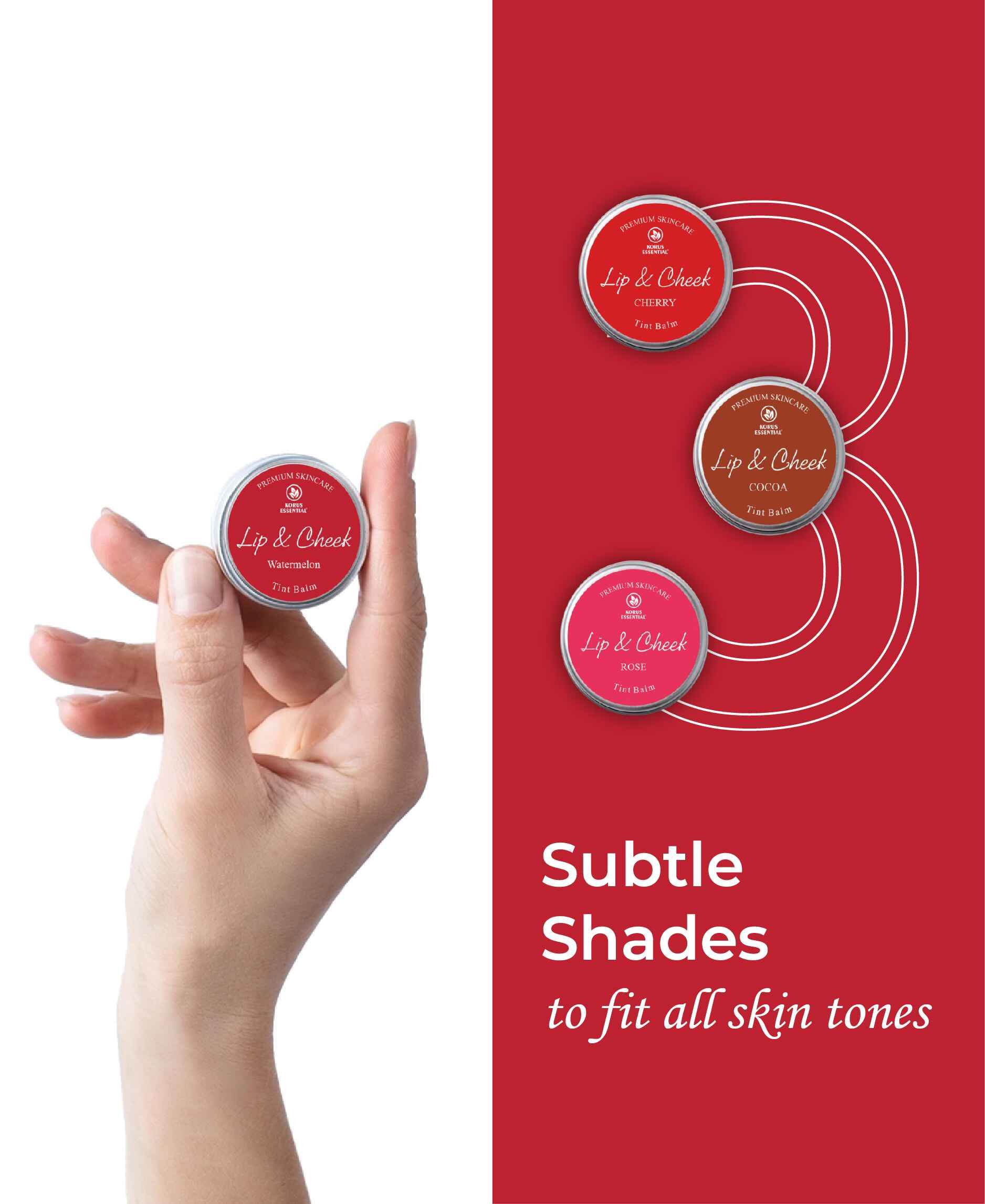 Watermelon Lip & Cheek Tint Balm 8gm - Natural 2 - in - 1 Blush - Health N Wellness Shop