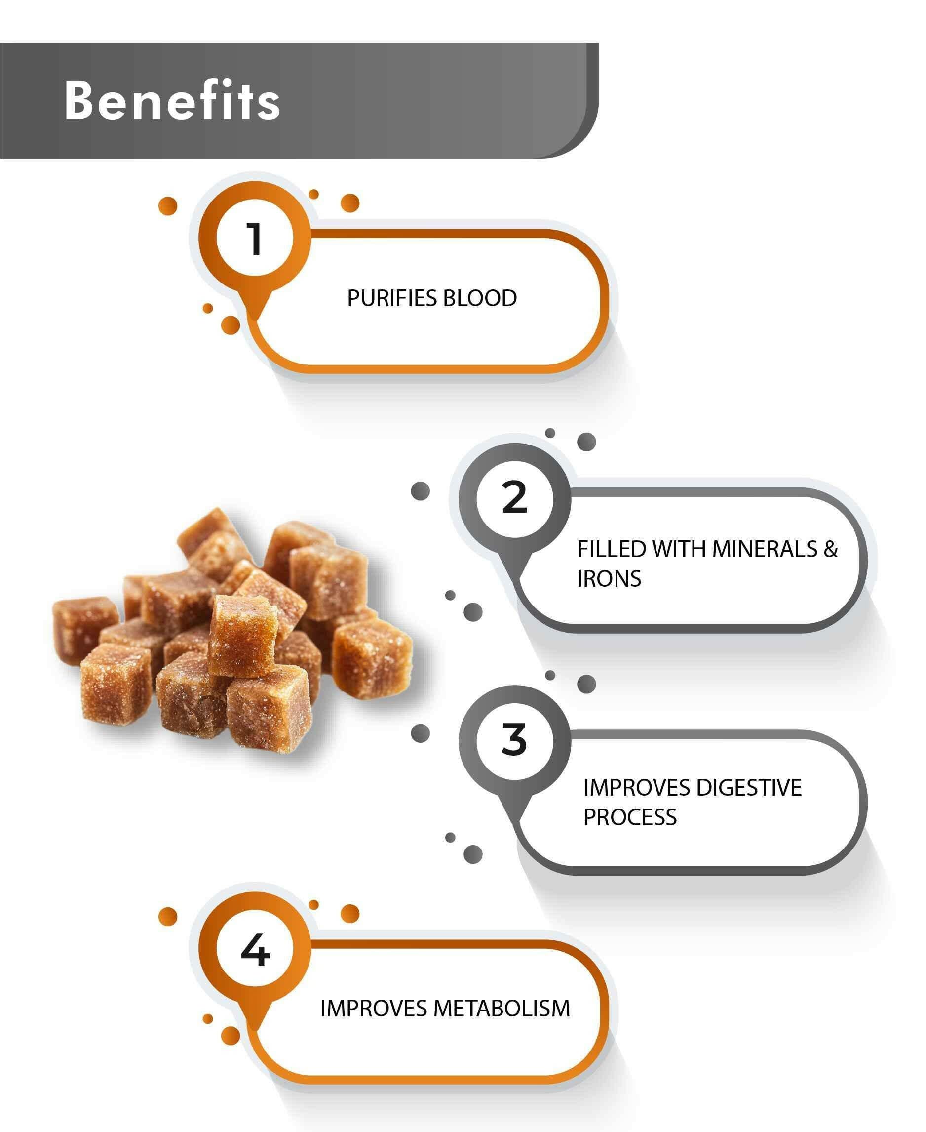 Just Jaivik Organic Jaggery Powder 100gm - Natural Sweetener - Health N Wellness Shop